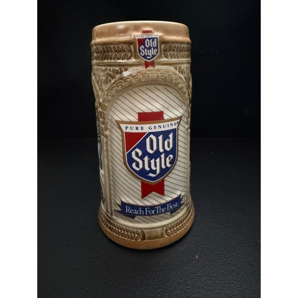 Vintage 1989 Old Style Beer Stein Gerz West Germany Limited Edition Chicago Mug